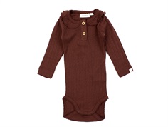 Lil Atelier rum raisin body patterned